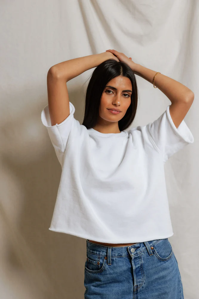 Ezra French Terry Short Sleeve Sweatshirt