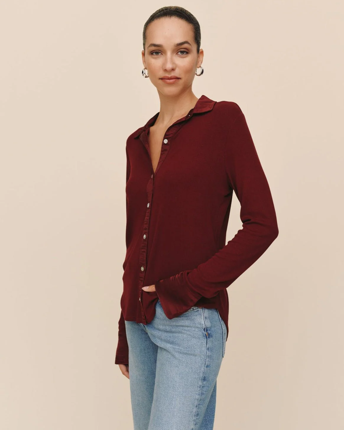 Bella Dahl Mixed Button Down