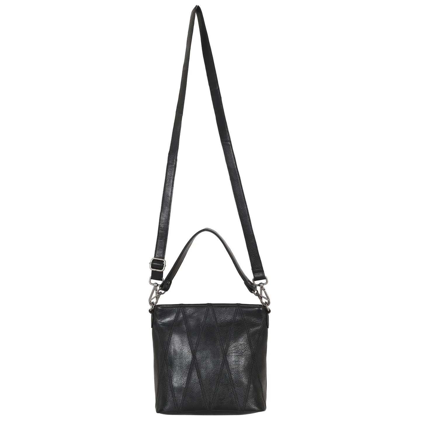 Ivy Diamond Leather Crossbody Bag