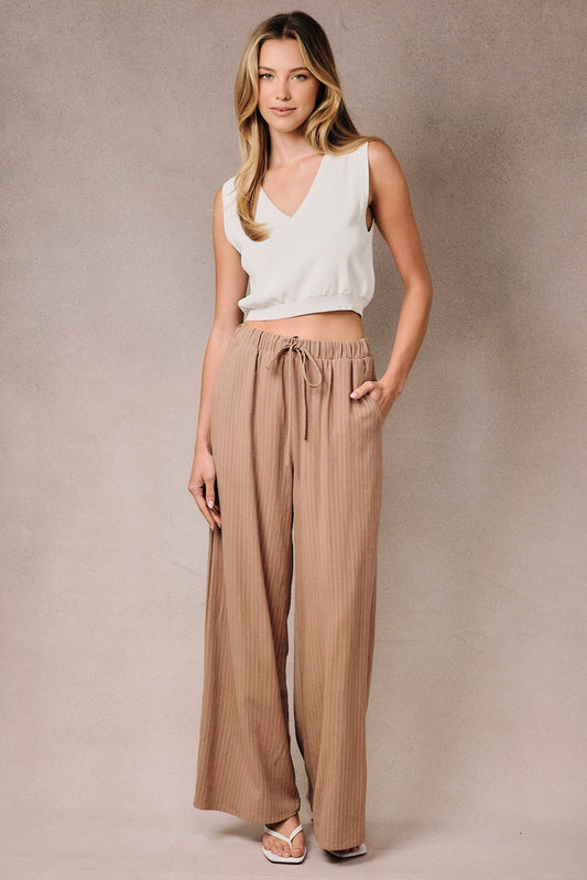 High Waist Wide Leg Pants
