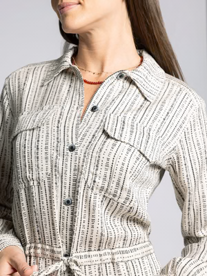 The Edna Dress With a Tie Waist