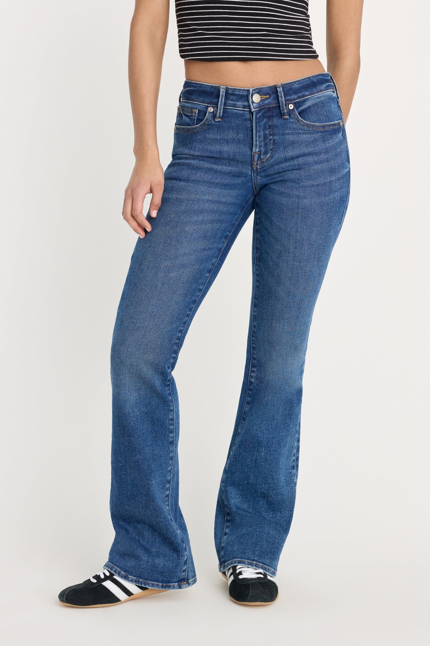 Good Low Rise Bootcut Jeans