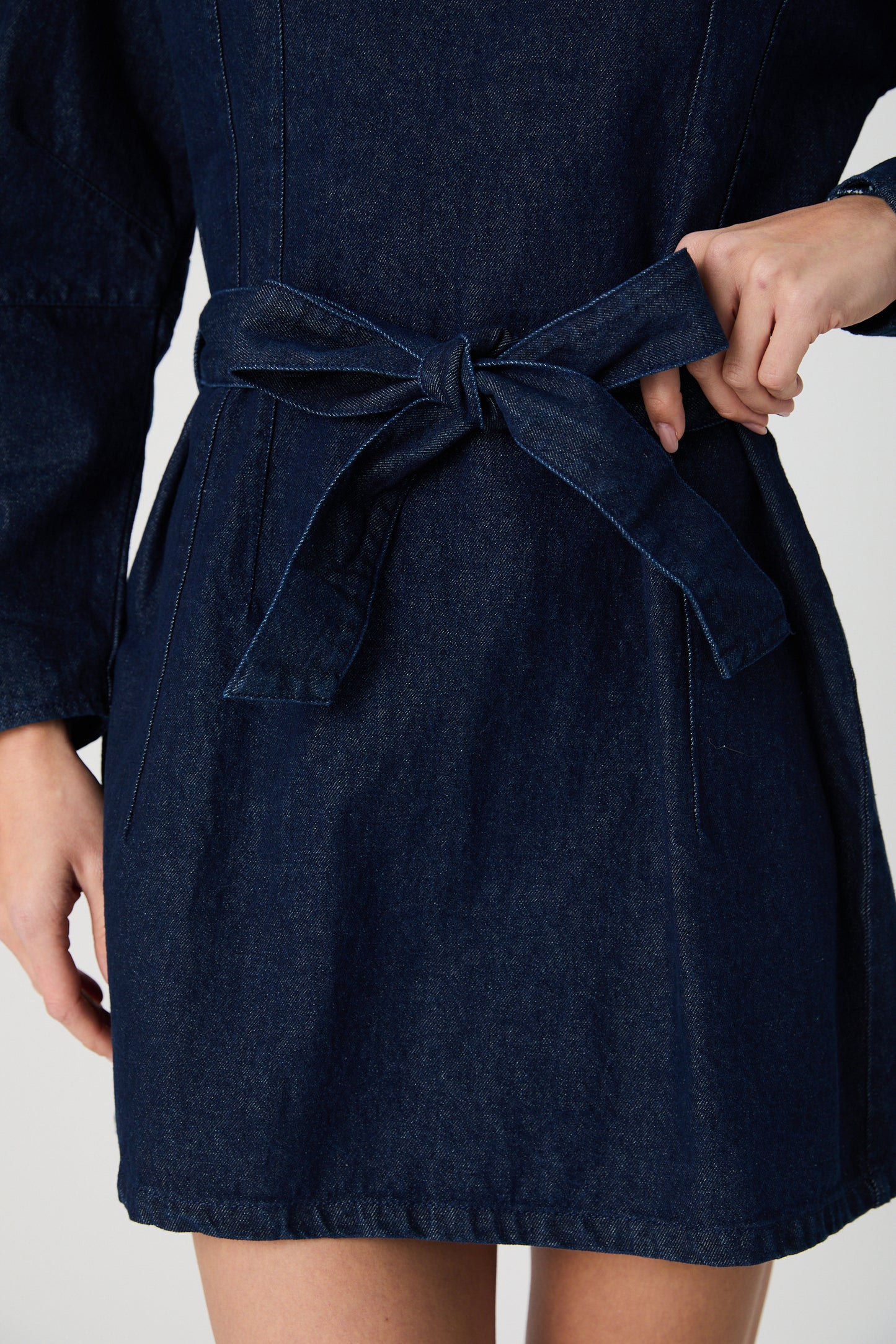 Leighton Denim Banana Sleeve Dress