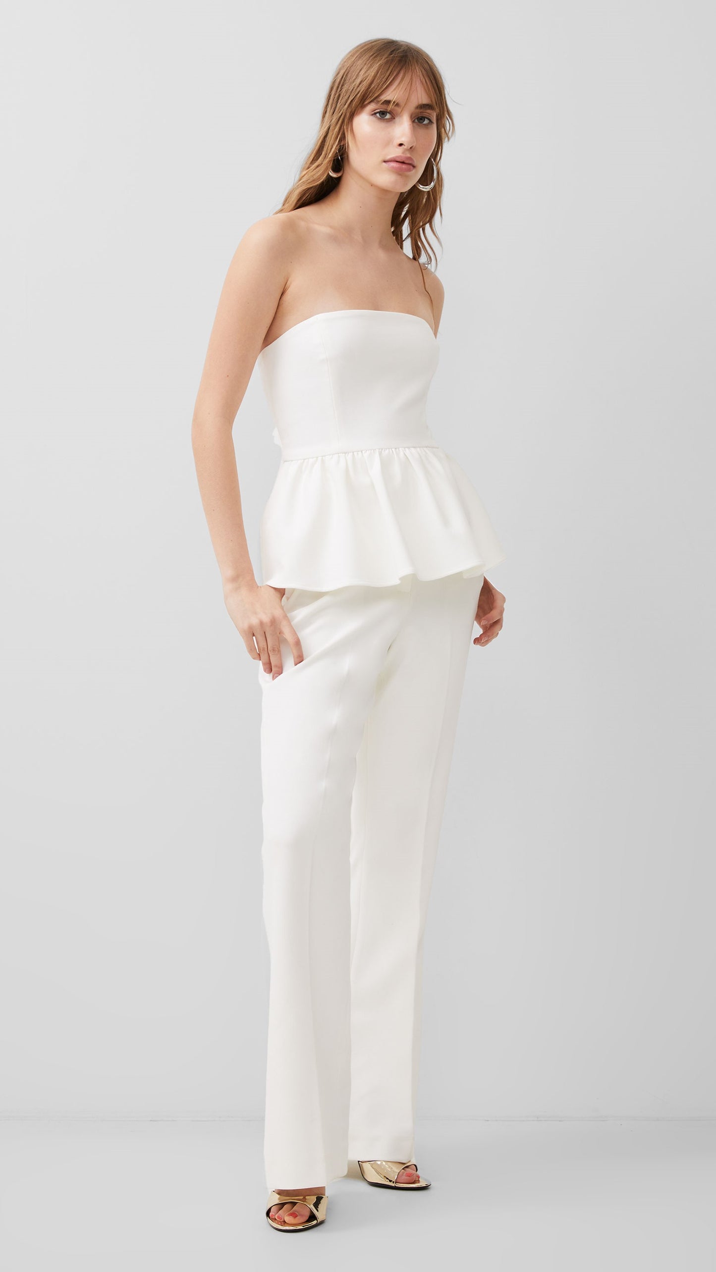 Final Sale - Whisper Strapless Peplum