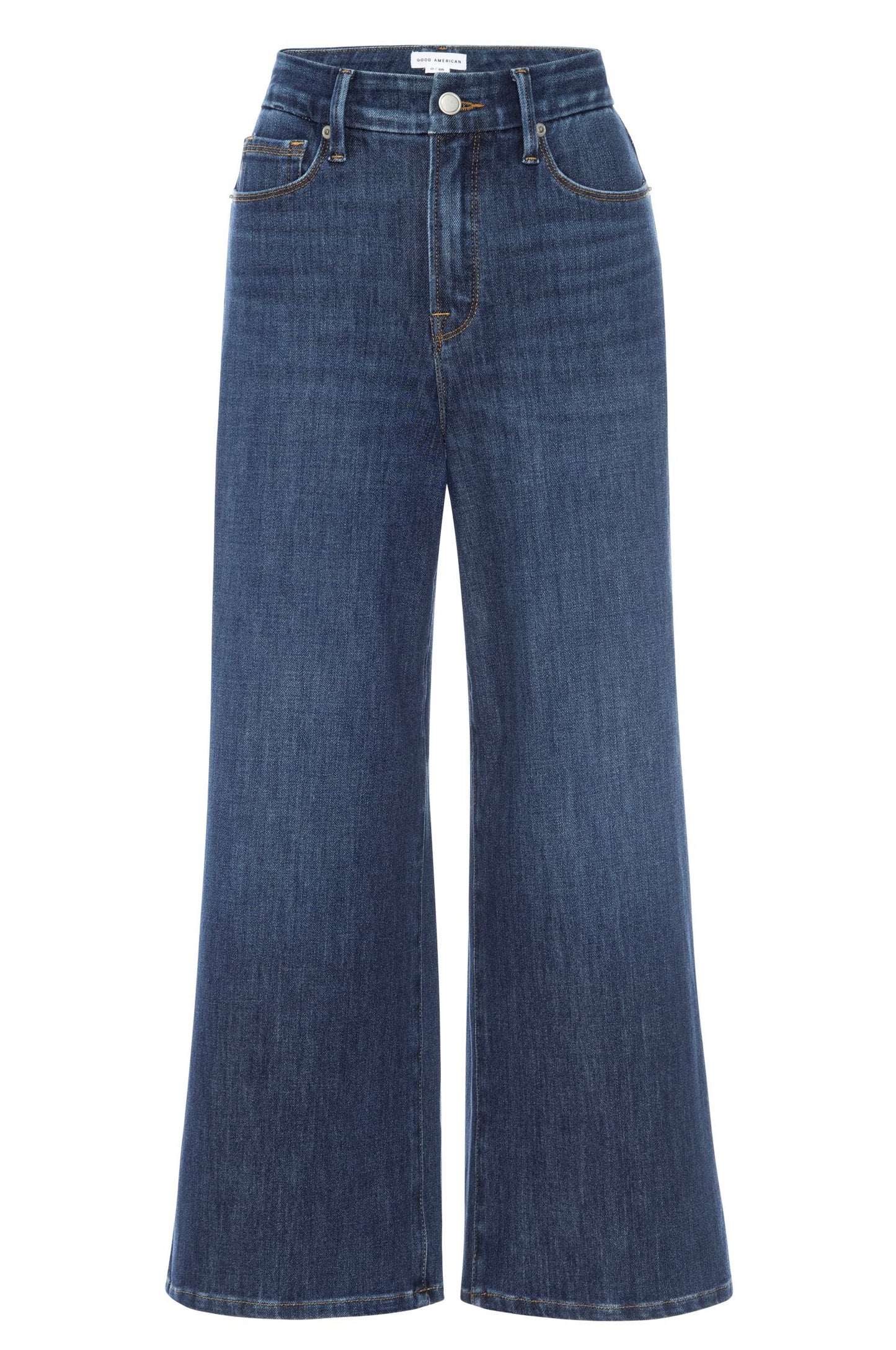 Soft Tech Good Waist Palazzo Cropped Jeans